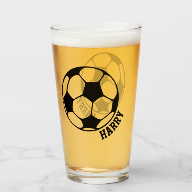 Verre Football personnalisé (Dos (rempli))