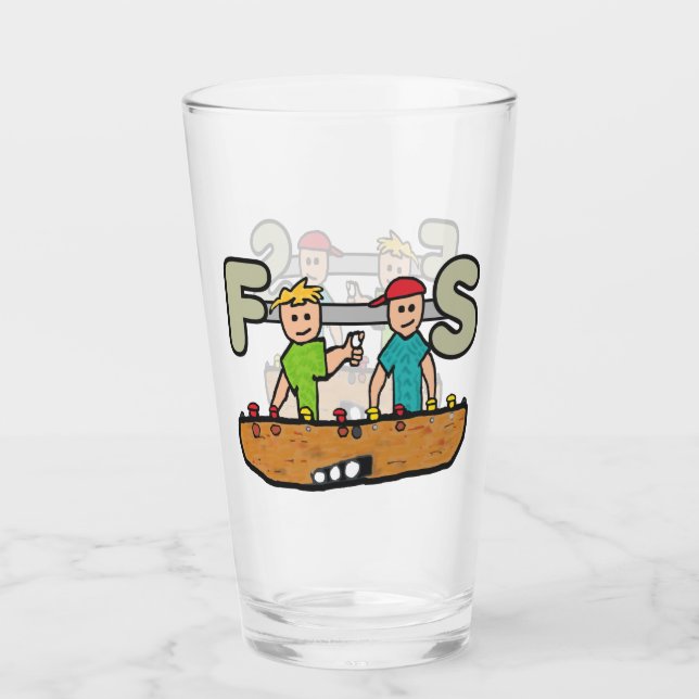 Verre Football Table (Devant)