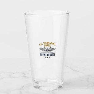 Verre Force de sous-marin vintage Service silencieux Vec