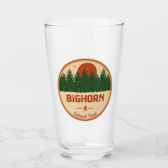 Verre Forêt nationale de Bighorn (Devant)