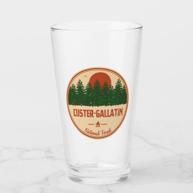 Verre Forêt nationale de Custer-Gallatin (Devant)