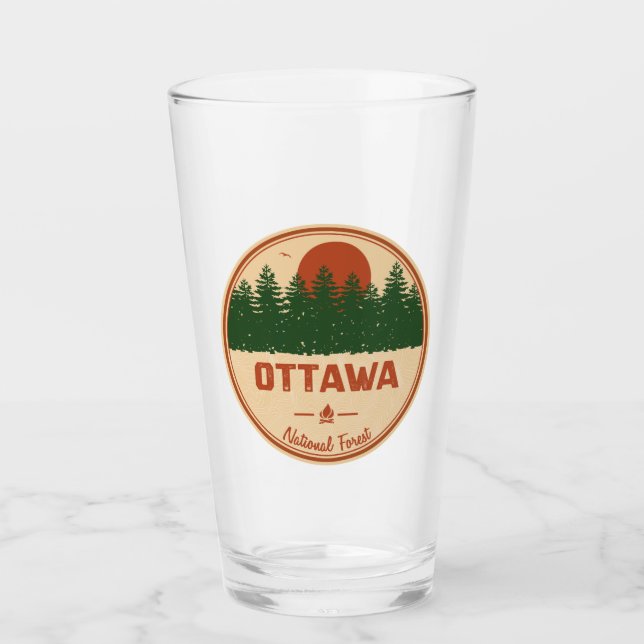 Verre Forêt nationale d'Ottawa (Devant)