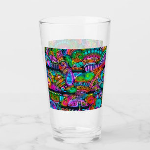 Verre Formes très colorées abstraites art 10