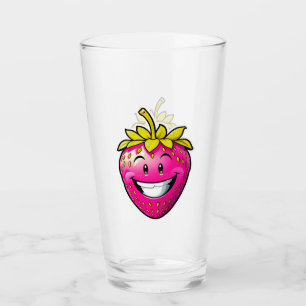 Verre Fraise rose