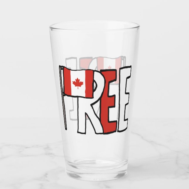 Verre Free Canada (Devant)
