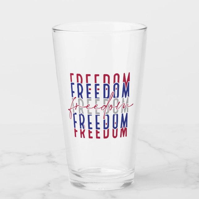 Verre Freedom Kamala Harris (Devant)