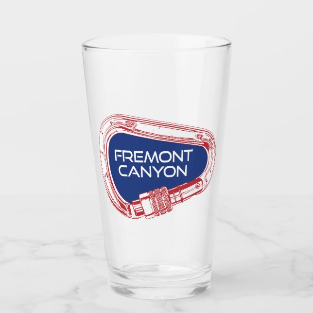 Verre Fremont Canyon Wyoming Rock Escalade Carabiner (Devant)