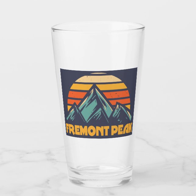Verre Fremont Peak Wyoming Rétro Turquoise (Devant)