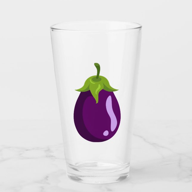 Verre Fresh Purple Eggplant Copo de vidro (Devant)