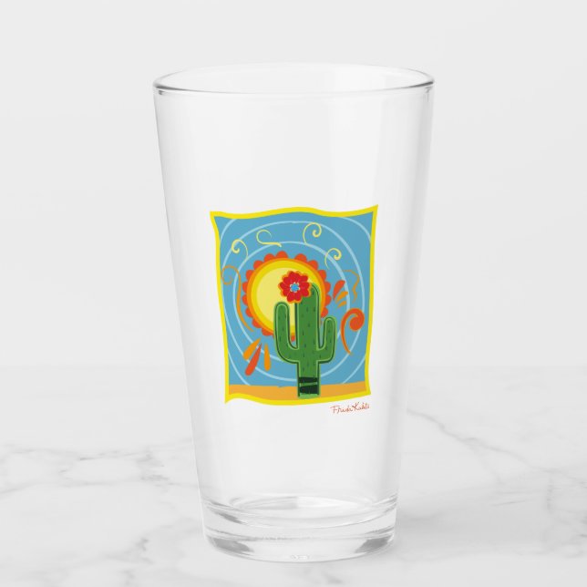 Verre Frida Kahlo Cactus Graphic (Devant)