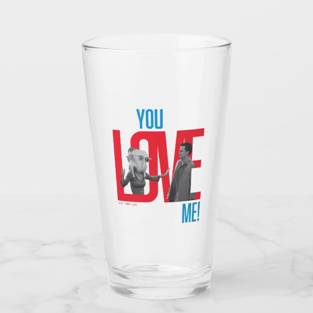 Verre FRIENDS™ | Citation You Love Me (Devant)