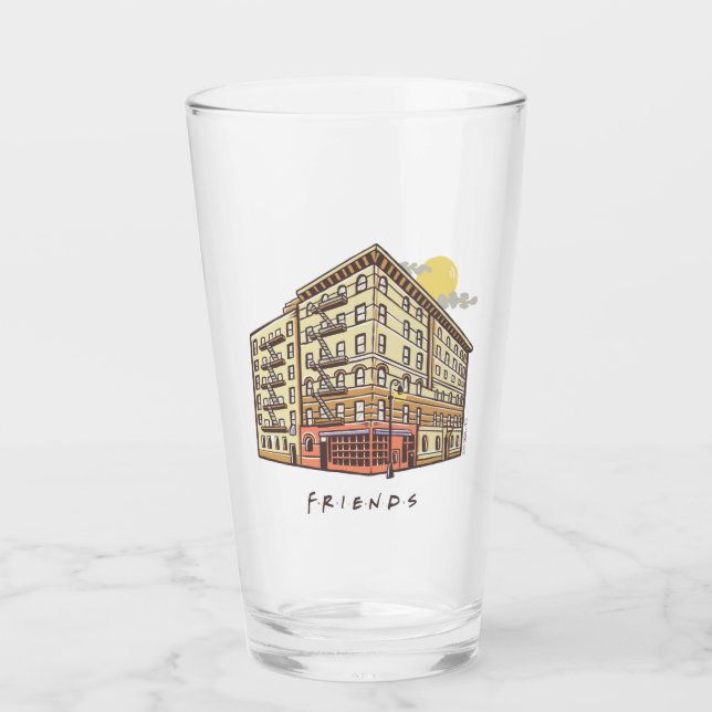 Verre FRIENDS™ | L'immeuble de Monica (Devant)