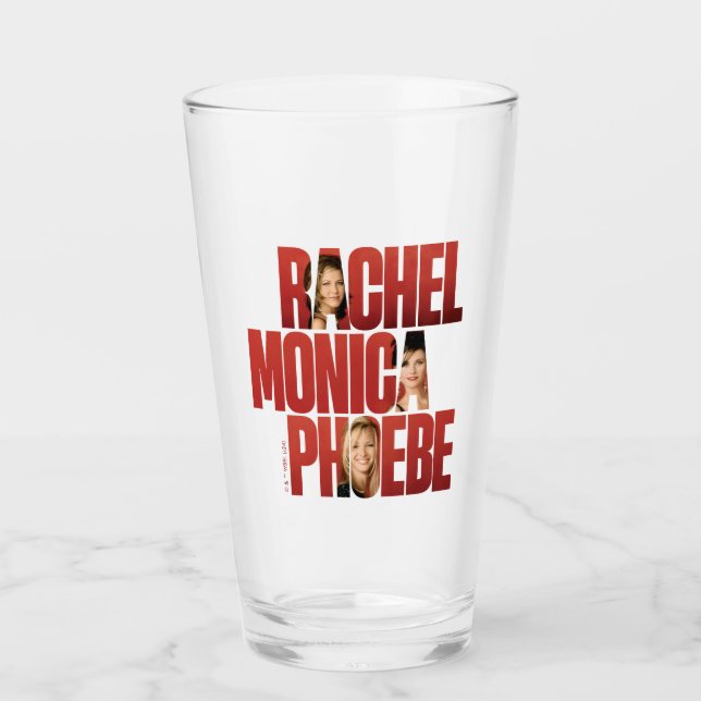 Verre FRIENDS™ | Rachel, Monica & Phoebe (Devant)