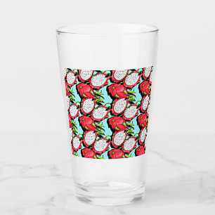 Verre fruit de dragon rouge
