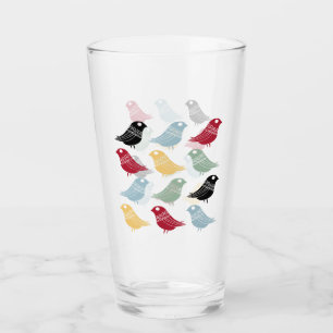 Verre Funky Scandi Birds Mid Century Moderne