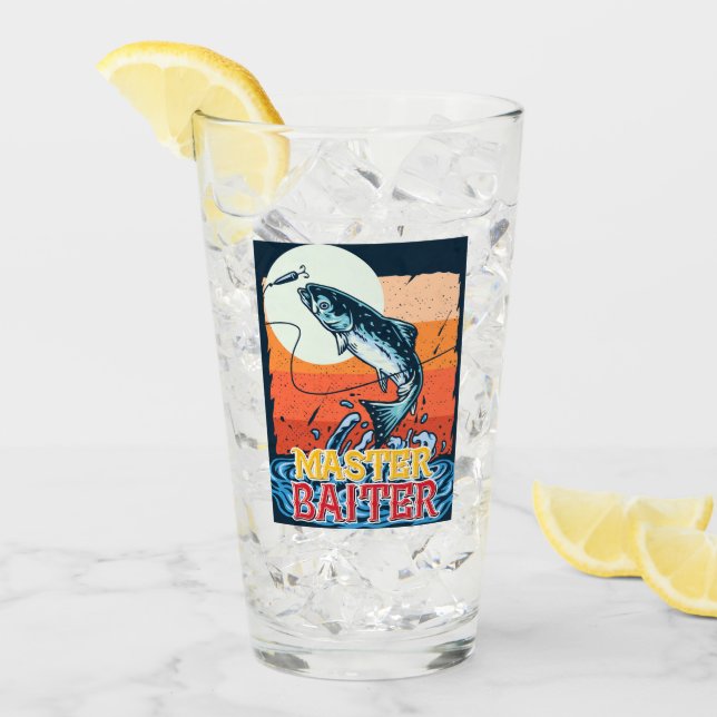 Verre Funny Fishing Master Baiter (Devant glace)