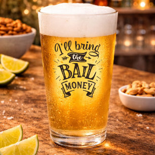 Verre Funny Ill apporte l'argent de la caution