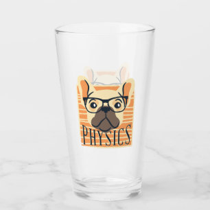 Verre Funny PHYSICS Français Bulldog Science enseignant