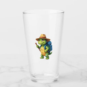 Verre Funny Turtle Randonnée Graphisme Camping Lover Adv