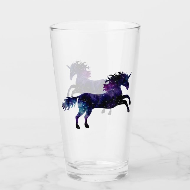 Verre Galaxy Unicorn (Devant)