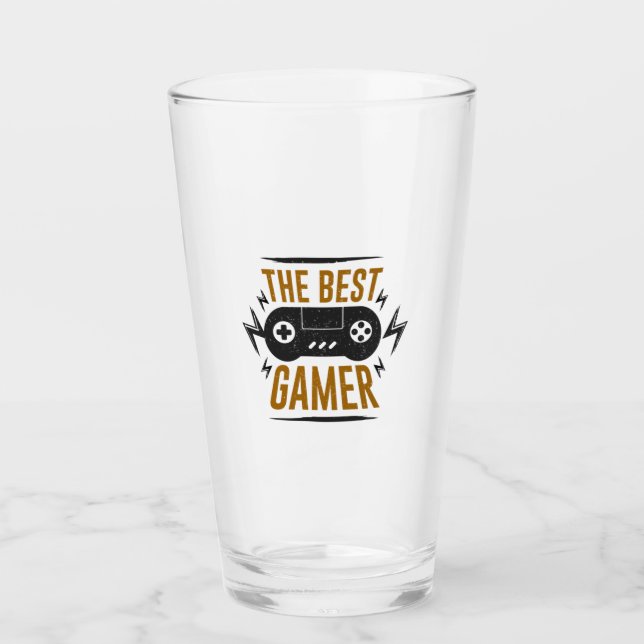 Verre Gamer Gift Le Meilleur Gamer (Devant)