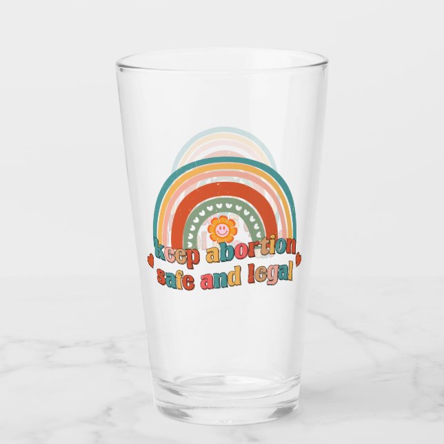 Verre Garder L'Avortement Sûr Et Légal (Devant)