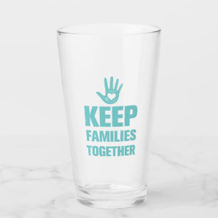 Verre Garder les familles unies
