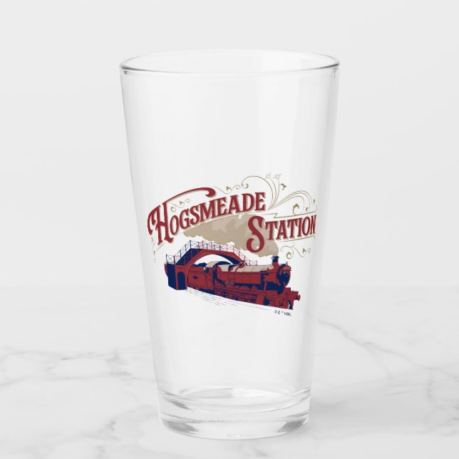 Verre Gare de HOGSMEADE Graphique Vintage (Devant)