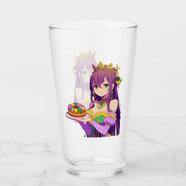 Verre Gâteau Anime Mardi Gras King (Devant)
