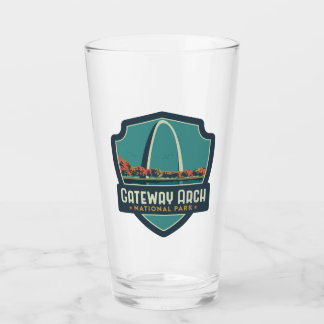 Verre Gateway Arch National Park Pint Glass
