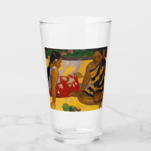 Verre Gauguin Polynésie Française Tahiti Femmes Peinture