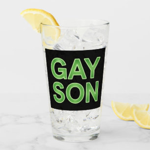 Verre Gay Son Funny LGBTQ Pride