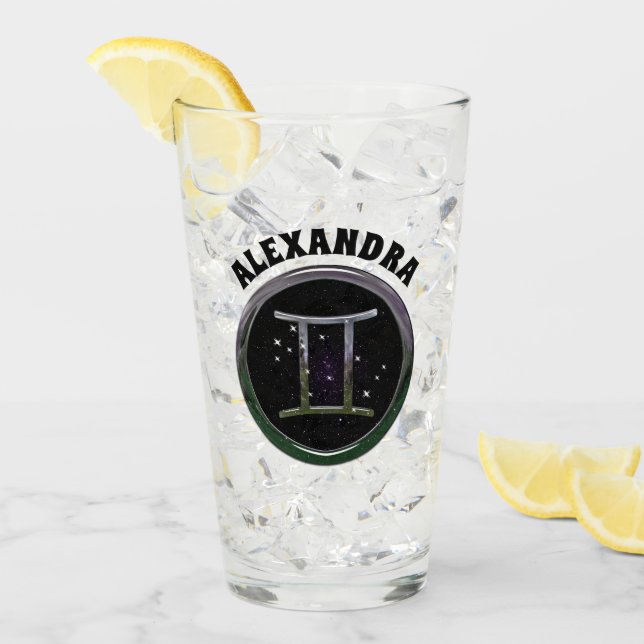 Verre Gemini personnalisé (Devant glace)