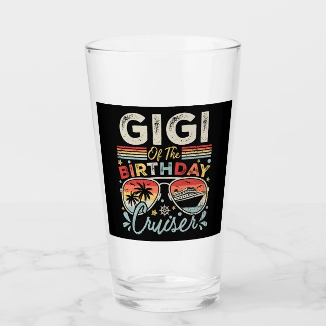 Verre Gigi de l'Anniversaire Cruiser Vacation DK (Devant)