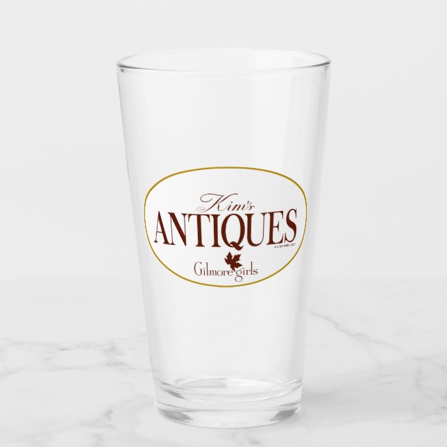 Verre Gilmore Girls | Antiquités de Kim (Devant)