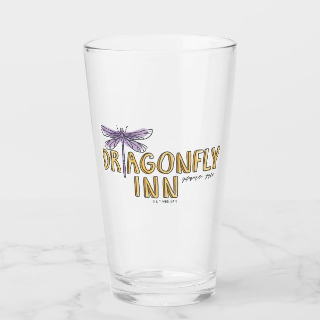 Verre Gilmore Girls | Logo Dragonfly Inn Watercolor (Devant)