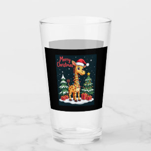Verre Girafe Joyeux Noël Éclairage de l'Arbre de Noël Pè