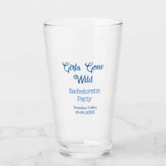 Verre girls gone wild bachelorette party blue name retro