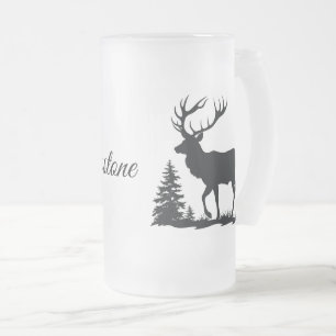 Verre givrée Mug Yellowstone Elk