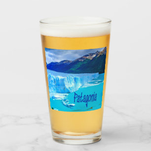 Verre Glacier et montagnes de l'Amérique du Sud de la Pa
