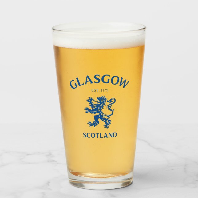 VERRE GLASGOW, ÉCOSSE (Devant (rempli))