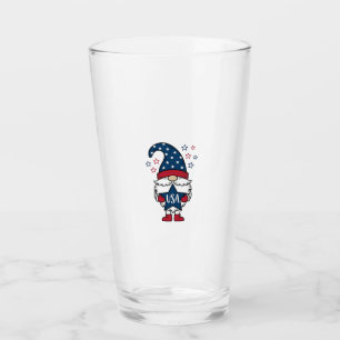 Verre Gnome Patriotique USA Étoile Vectorielle Design de