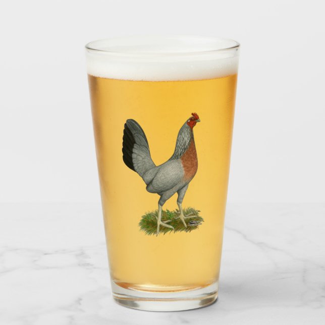 Verre Golden Duckking Hen (Devant (rempli))