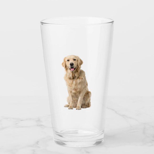 Verre Golden Retirever chien animal animal animal animal (Devant)
