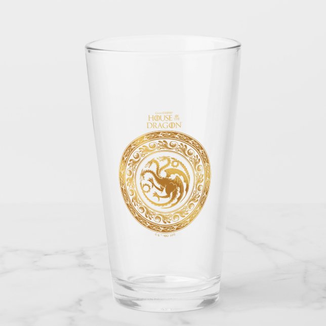 Verre Golden Targaryen Crest (Devant)