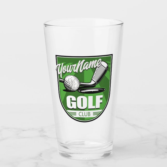 Verre Golf Club NAME Pro Golfer Player Personnalisé (Devant)