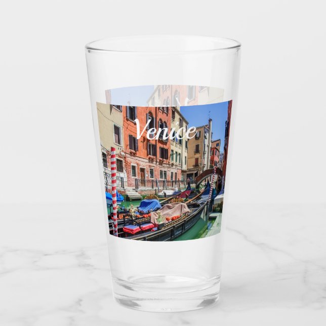 Verre gondole traditionnelle à Venise (Devant)