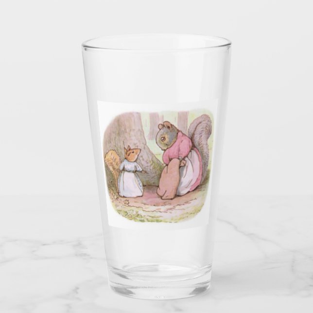 Verre Goody et Mme Hackee (écureuils) (Beatrix Potter) (Devant)