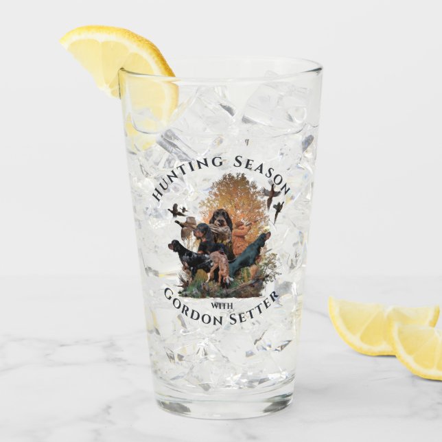 Verre Gordon setters, Art (Devant glace)