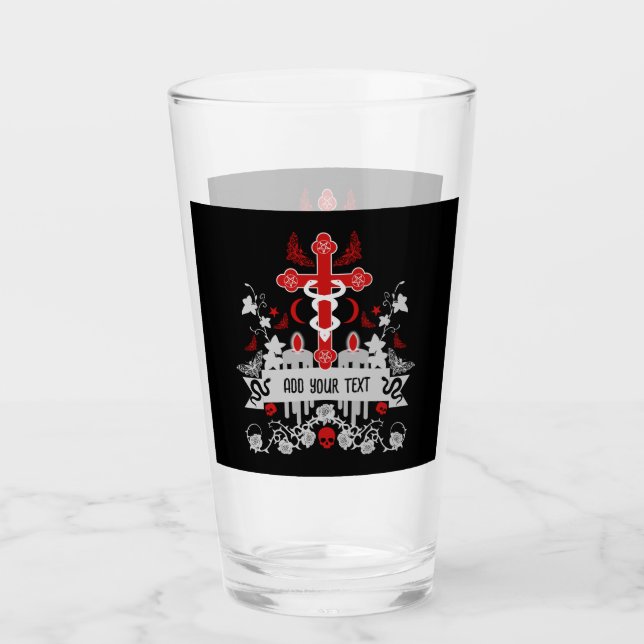 Verre Goth Post Punk Mode (Devant)